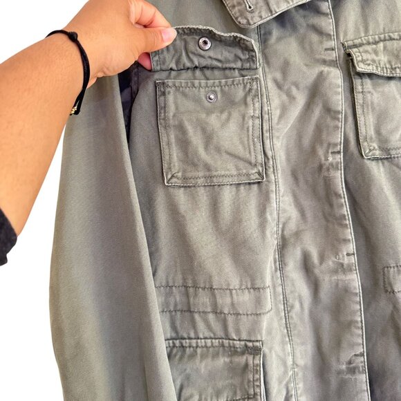 Ecoté Urban Outfitters Women's Green Utility Jacket Size S - Picture 4 of 11